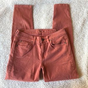 7 For All Mankind cropped skinny